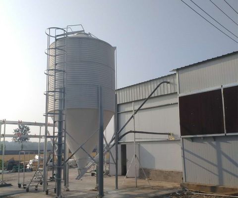 Steel Grain Storage 11 Ton 5.8m Chicken Feed Silo