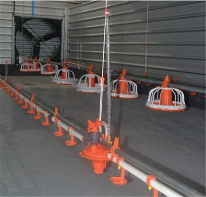 Orange Poultry Water Drinking Nipples For Chicken Broilers Raising