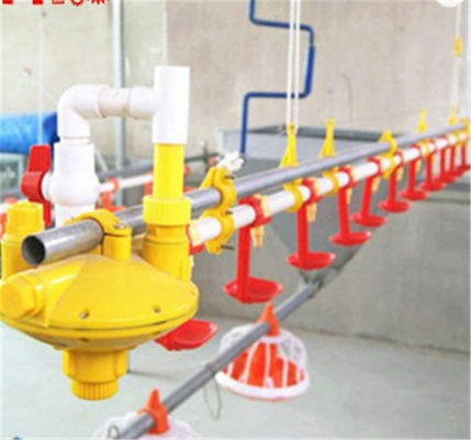 Orange Poultry Water Drinking Nipples For Chicken Broilers Raising