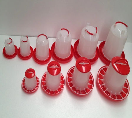 Poultry Drinking Lines System 80pcs Chicken Feeders And Drinkers